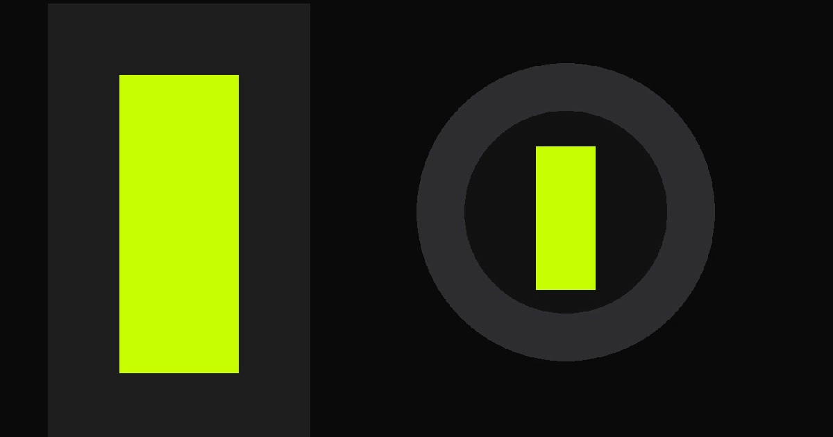 High-contrast club doorway silhouette with acid-green panel