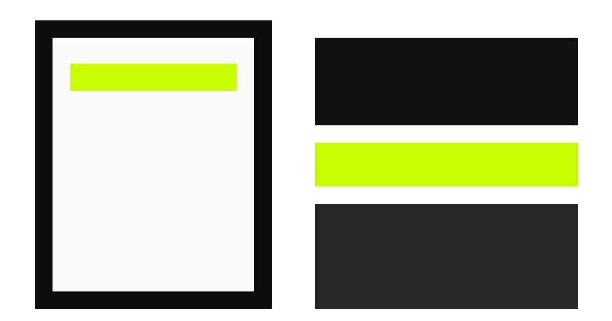 Split composition of print page and newsletter blocks